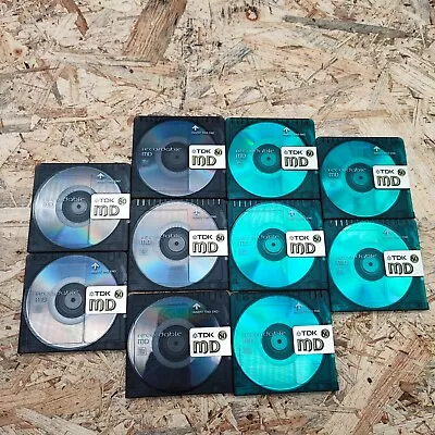 Kaufen 10 Stück TDK Recordable MiniDisc MD Mini Disc MiniDisk - 80 Min. Vom Händler  • 44.99€