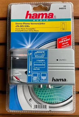 Kaufen Hama Stereo-Phono-Vorverstärker PA-005 USB Zum Digitalisieren Von Schallplatten • 50€