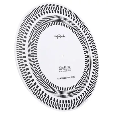 Kaufen  Weiß Acryl Plattenspieler-Tachometer Trauriges Vinyl Schallplattenalben • 27.18€