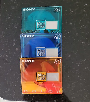 Kaufen 3 Stück Sony Minidisc 80 Neu In OVP • 17€