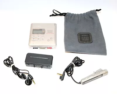 Kaufen Sony MZ-R55 Walkman Minidisc Player Recorder Mit Zubehör  • 119.99€