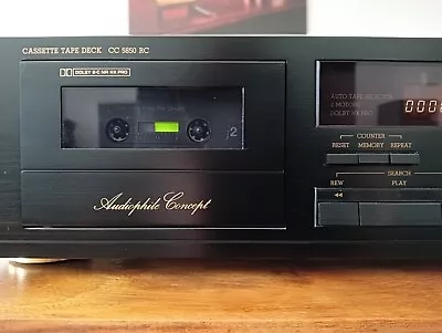 Kaufen Dual Audiophile Concept CC 5850 RC Cassette Tape Deck Schwarz -  ROTEL OEM • 85€