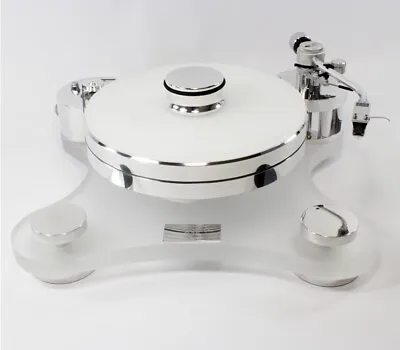 Kaufen TRANSROTOR ZET-1 High End Turntable With Tr 800 S Tonearm. WHITE. NEW • 4,499€