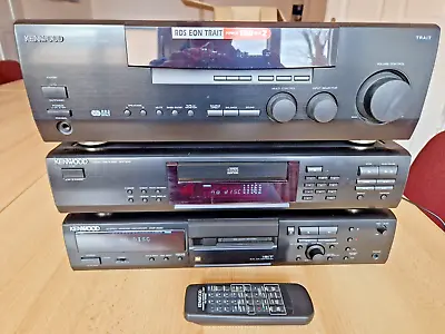 Kaufen Kenwood Hifi Anlage - Audio Receiver + Comp. Disc. Player + Minidisc Recorder • 50€