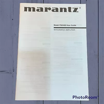 Kaufen Marantz PM4400 Integrierter Stereo-Verstärker Bedienungsanleitung • 8.13€