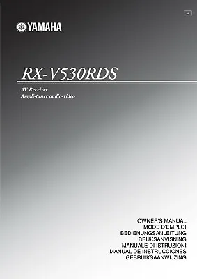 Kaufen Bedienungsanleitung-Operating Instructions Für Yamaha RX-V530 RDS  • 13.50€