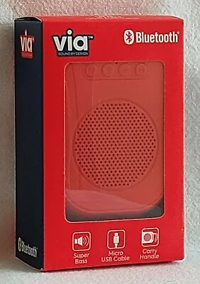 Kaufen Via - Mini-Lautsprecher - Bluetooth - Rot - Brandneu • 6.89€