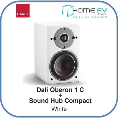 Kaufen Dali Oberon 1 C + Sound Hub Kompakt - Weiß • 967.55€