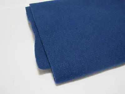 Kaufen 11,55€/m² Blauer Filz Boxen Teppich Bespannstoff Bezugsstoff 150x75cm Blau 2422 • 12.99€