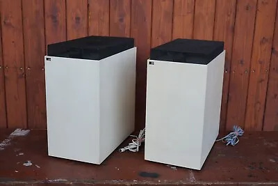 Kaufen 2x Vintage Lautsprecher SONAB OA-4 Type 2 60er Paar Boxen Speaker Weiß 70er • 300€