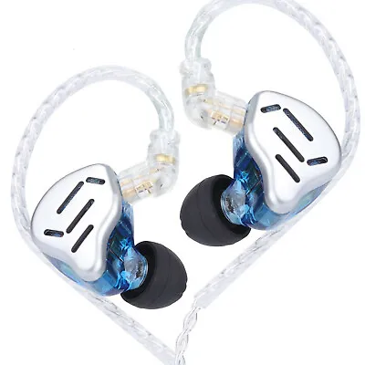 Kaufen KZ ZAX Premium High-End Professional 16 Treiber HiFi In-Ear Kopfhörer Mic Silber • 149.90€