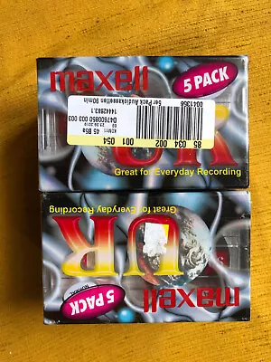 Kaufen 10x Maxell UR 90 Kassetten Pack - NEU & OVP Tape Cassette MC Leerkassette • 10€