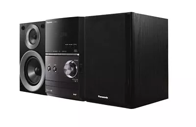 Kaufen PANASONIC SC-PM602EG-K Schwarz Micro-Stereo-System Radio-CD-Player Bassreflex • 135.58€