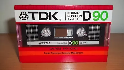 Kaufen TDK D 90 From 1985 Audiocassette Kassette  NEW/NEU ! Made In Japan /U.S.A. ! MC! • 15€
