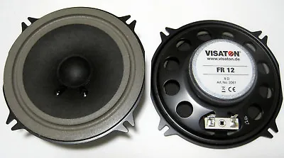 Kaufen 2x VISATON FR 12 8Ohm 13cm 130mm Breitband Lautsprecher Breitbänder 5  PAAR • 24.90€