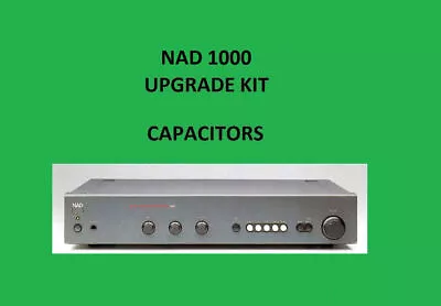 Kaufen Stereo Vorverstärker NAD 1000 Reparatur KIT - Alle Kondensatoren • 45.01€