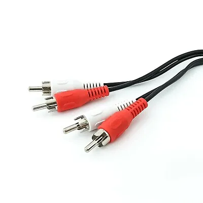 Kaufen Cinchkabel Cinch Kabel HIFI Audio 2x 2x Cinchstecker Chinch RCA Rot Weiss 0,5 M • 1.40€