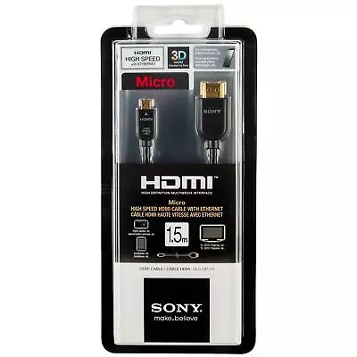 Kaufen Sony DLC-HEU15 Mikro Mini HDMI Kabel 1,5m • 32.47€