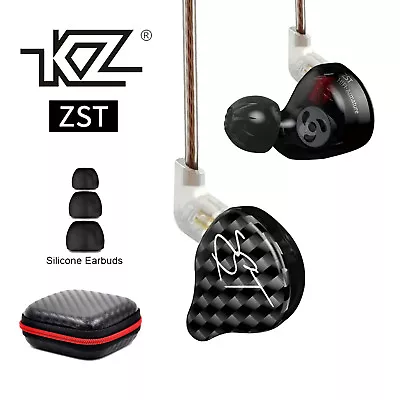 Kaufen High-End In Ear Kopfhörer KZ ZST Pro Black In-Ear Premium Ohrhörer • 39.90€