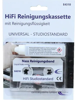 Kaufen Hochwertige HiFi Audio Reinigungskassette MC + Reinigungsflüssigkeit  • 12.99€