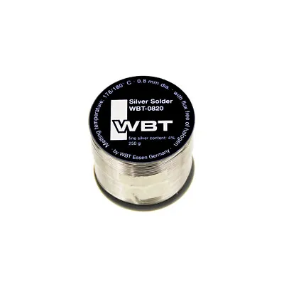 Kaufen WBT Silberlot WBT-0820 Silver Solder Silberlötzinn Verbleibt 250g Mit 4% Silber • 139€