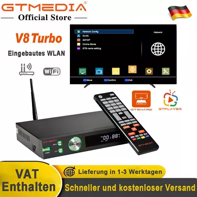 Kaufen Full HD Sat Receiver DVB-S2/S2X/T2/Kable Twin Tuner Digital TV Receiver WLAN PVR • 51.15€