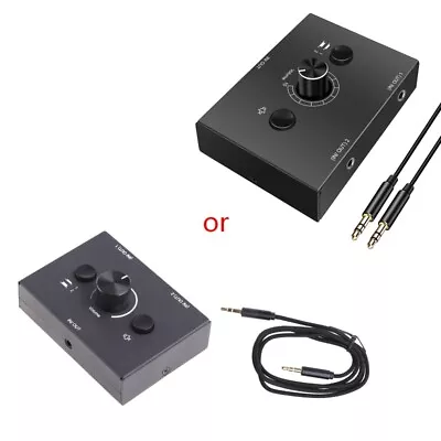 Kaufen Portable Splitter Switcher Splitter Box 3.5mm Stereo Converter • 20€