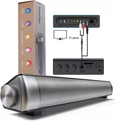 Kaufen Bluetooth 5.0 Soundbar Tisch Soundbar Subwoofer TV Heimkino System Lautsprecher • 23.99€
