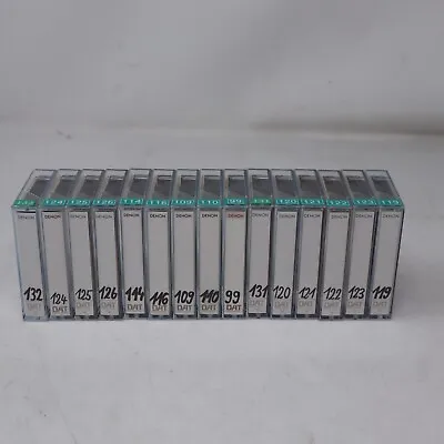 Kaufen 15x Denon R-120DT R-180DT Dat Audio Cassette Digital Kassetten - Einmal Bespielt • 150€