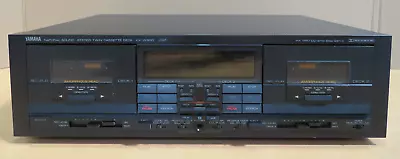 Kaufen Yamaha KX-W900 3-Head Twin Stereo Kassetten Tapedeck 90s Hifi Mit Funktion • 76.68€