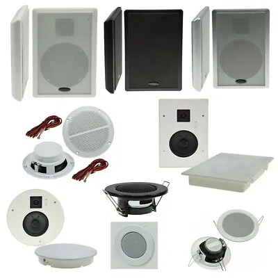Kaufen Lautsprecher Für Decken Oder Wand CTE Weiß Silber Schwarz Einbaulautsprecher  • 31.60€