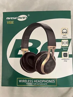 Kaufen Wireless Bluetooth Kopfhörer Stereo Headset HiFi Headphones Baseman Vibe • 15.99€