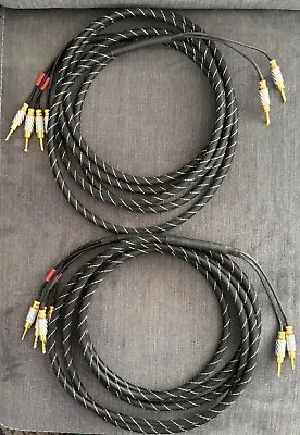 Kaufen 1 Paar Bi-Wire Goldkabel LS Orchestra 2 X 4 Meter Lautsprecher Kabel • 250€