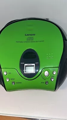Kaufen Nco SCD-24 CD/Radio-System Grün/schwarz Tuner Für UKW, Toplader CD-Player NEU • 18€