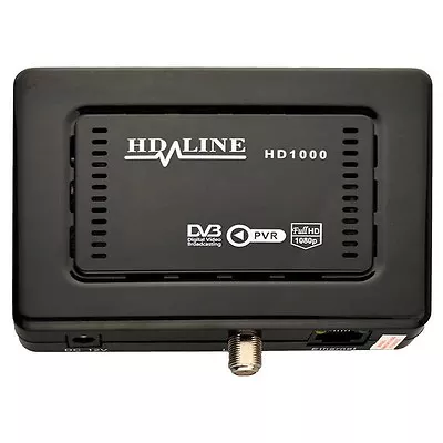 Kaufen HD-Line HD1000 HDTV Satelliten Receiver In Kompakter Bauform IPTV Soft Update • 49.90€