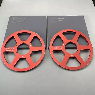 Kaufen 2X Red High Quality  TEAC Tape Reel For 10.5'' 1/4'' Tape Recorder • 130.66€