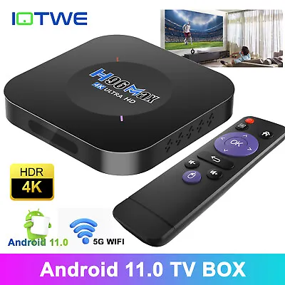Kaufen TV BOX Android 11.0 H96 MAX Smart 1GB+8GB 4K UHD Quad Core WIFI Media Streaming • 29.98€