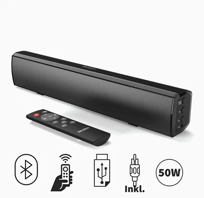 Kaufen Soundbar Subwoofer Majority Bowfell 2.1 | Bluetooth  TV/PC Lautsprecher 50W USB • 33.95€