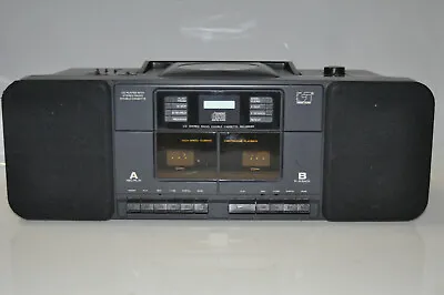 Kaufen General Technic GT6525 Tragbarer CD Radio Double Cassette Recorder HiFi GT 6525 • 69.99€