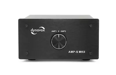 Kaufen Dynavox AMP-S MKII Schwarz Verstärkerumschalter Boxenumschalter 200W / Kanal • 95€