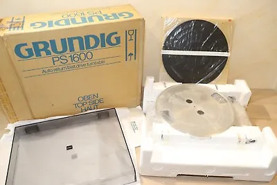 Kaufen Grundig PS1600 Plattenspieler, Silber Turntable 1982-1985, OVP, Neu • 99€