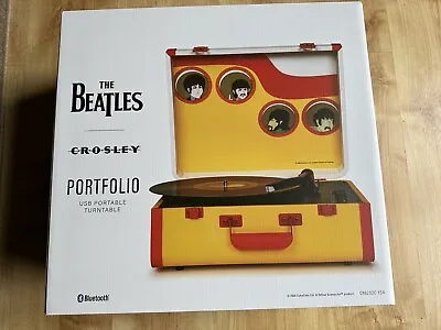Kaufen Crosley The Beatles Gelb U-Boot Portfolio Schallplattenspieler Bluetooth Plattenspieler • 204.36€