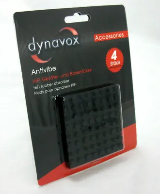 Kaufen 4x Dynavox Antivibe Hifi-Gerätefüße Boxenfüße Gummidämpfer Quadratisch • 7.99€