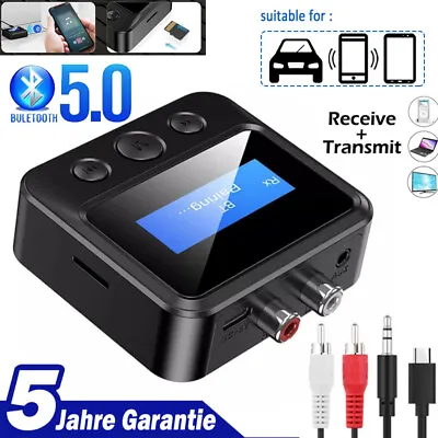 Kaufen Bluetooth 5.0 Empfänger Transmitter Sender Receiver Stereo Audio Musik Adapter. • 19.99€