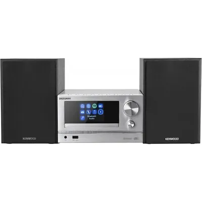 Kaufen Kenwood M-7000S Microanlage Silber DAB+/UKW-RDS Internetradio CD Bluetooth WLAN • 249.90€