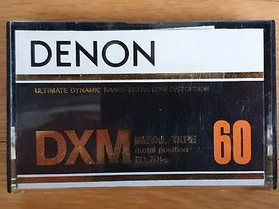Kaufen DENON DXM 60 METAL POSITION  Audiocassette 60 Min Kassette Cassette Tape Vintage • 34.95€