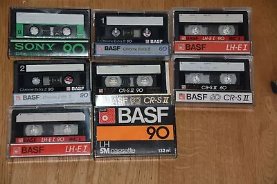 Kaufen KONVOLUT BASF Sony Tapes, Kassetten Bespielbar SAMMLUNG • 4.99€