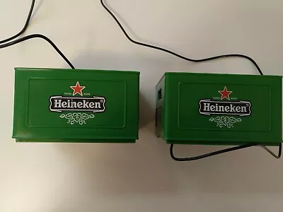 Kaufen Heineken Bierkasten-Optik Musikboxen 2.0, Soundbox, Boxen-Set, Mobil Nutzbar • 29€