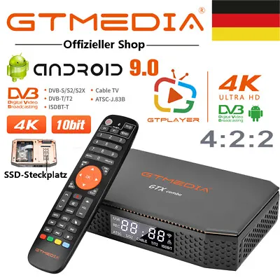 Kaufen GTmedia GTXcombo 8K DVB-S2/S2X/T2/Kabel Receiver Empfänger Android TV Box SSD  • 159.99€