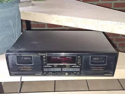 Kaufen Pioneer CT-W503R Doppel Kassettendeck Tapedeck  Vintage Stereo Kassettendeck • 40€
